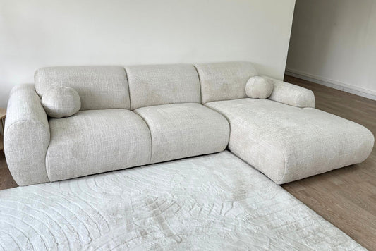Canapé CLOUD en tissu marbella beige