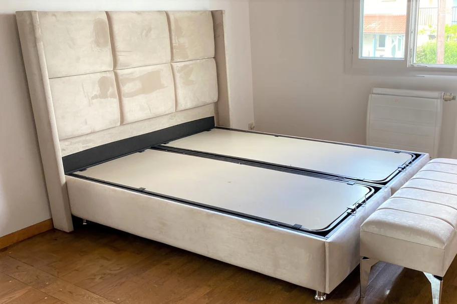 LIT COFFRE Rio Beige