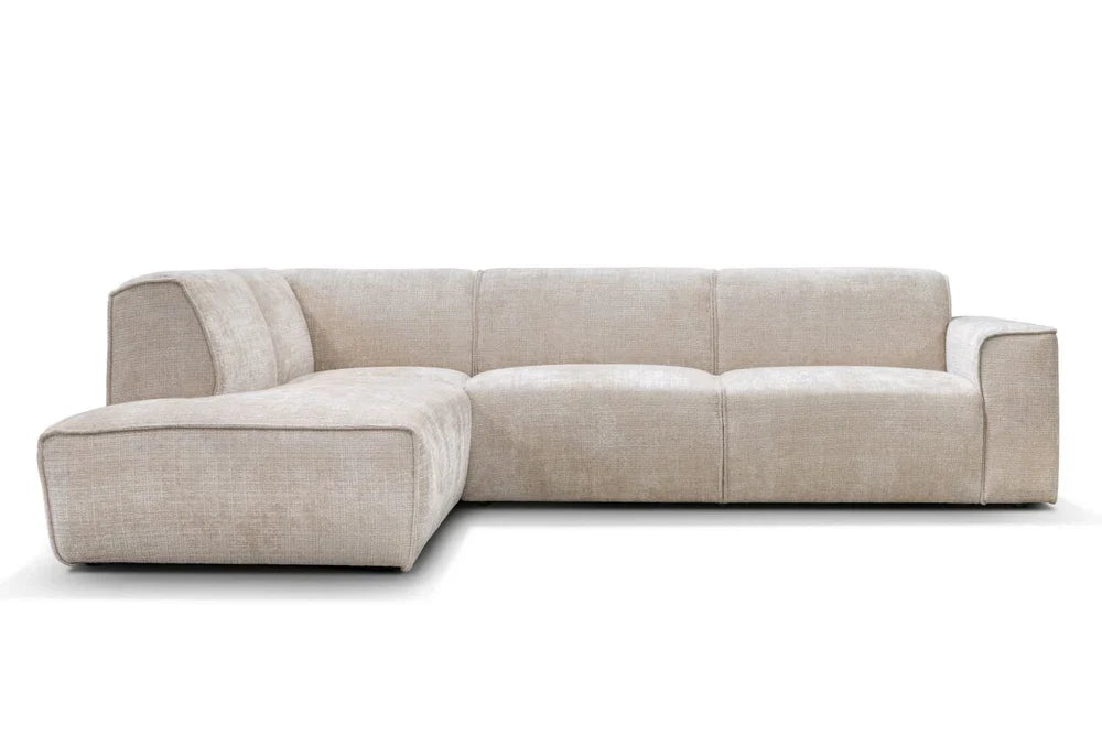 Canapé COLETTE en tissu marbella beige