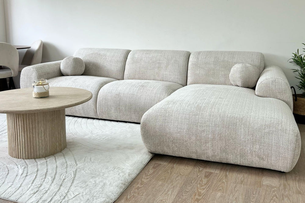 Canapé CLOUD en tissu marbella beige