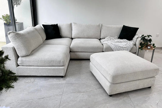 Canapé modulable Julia 4+1 en Chenille