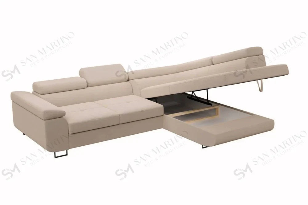 Canapé d'Angle Convertible Tony Beige