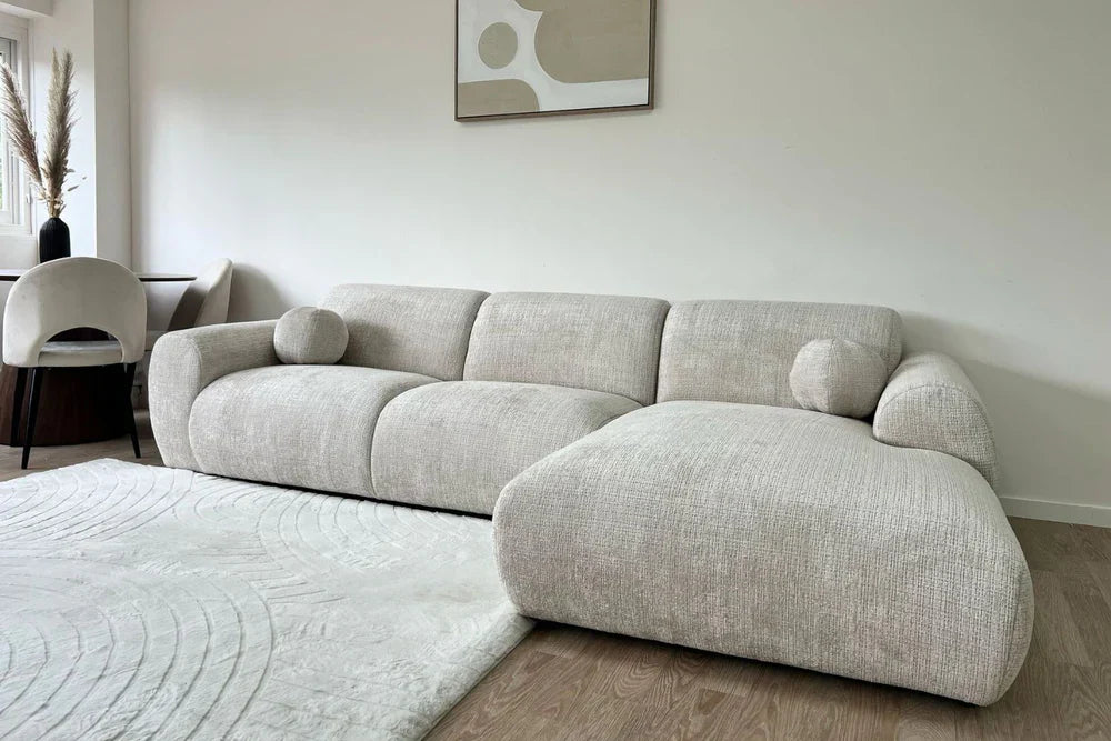 Canapé CLOUD en tissu marbella beige